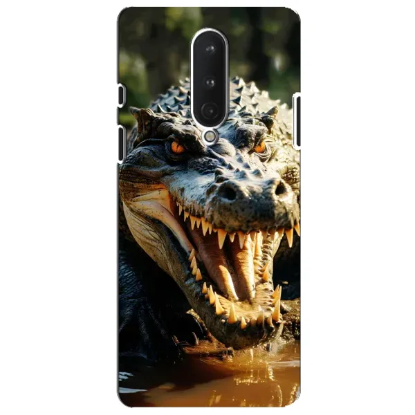 Чохол з принтом «Небезпечний крокодил» для OnePlus 8 Чохол з принтом «Небезпечний крокодил» для OnePlus 8
