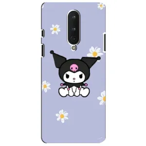 Чохол з кроликом Куромі на OnePlus 8 (Куромі в квітах)