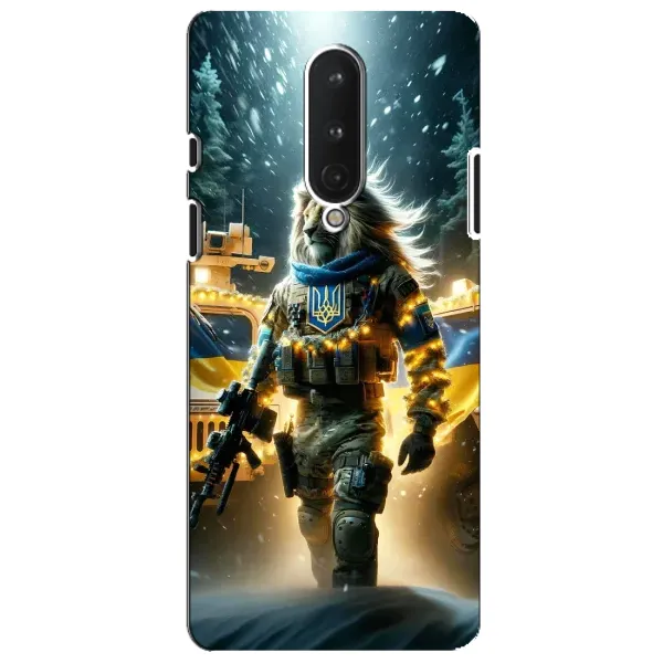 Чехол с принтом «ЛЕВ ЗСУ» для OnePlus 8