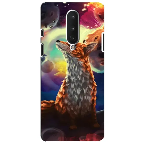 Чохол з принтом «Лисичка в космосі» для OnePlus 8