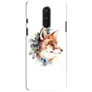 Чохли з картинкою Лисичка для OnePlus 8 (VPrint) (Лиса в квітах)