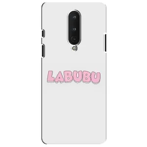 Чохол з Лабубу на OnePlus 8 (Лого Лабубу)