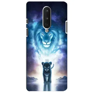Чохол з картинкою ЛЕВ для OnePlus 8 (VPrint) (Маленький лев)