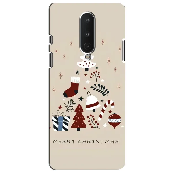 Чохол з принтом «Merry Christmas» для OnePlus 8