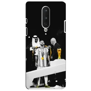 Чохли для OnePlus 8 (Leo чемпіон) (AlphaPrint) (Мессі коронований)