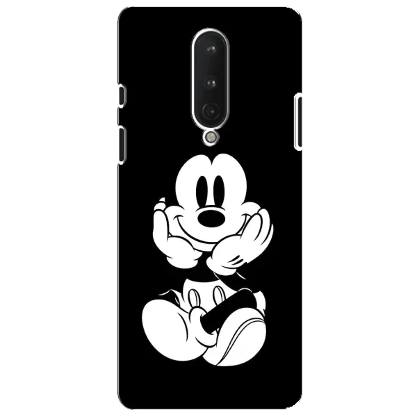 Чохол з принтом «Маус на чорному» для OnePlus 8