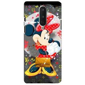 Чохол Disney Mouse OnePlus 8 (PREMIUMPrint) (Minni з бантіком)