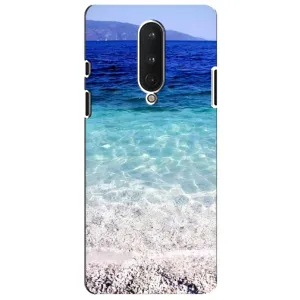 Силиконовый чехол с КАРТИНКАМИ лето для OnePlus 8 (AlphaPrint) (Море)