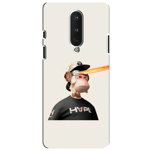 Чехол с принтом «обезьяна NFT в очках» для OnePlus 8