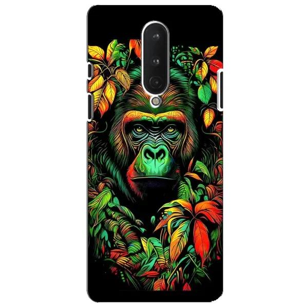Чохол з принтом «Мавпа в квітах» для OnePlus 8