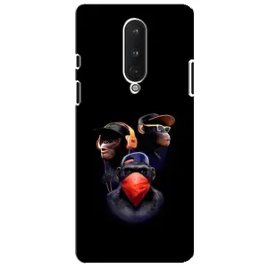 Чохол з Мавпами OnePlus 8 - (AlphaPrint) (Три мавпи)