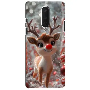 Яскравий чохол для OnePlus 8 з Зимові Оленята