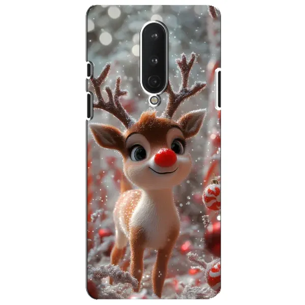 Чохол з принтом «Олень з носом» для OnePlus 8