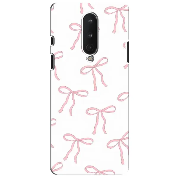 Чехол с принтом «Розовые бантики» для OnePlus 8