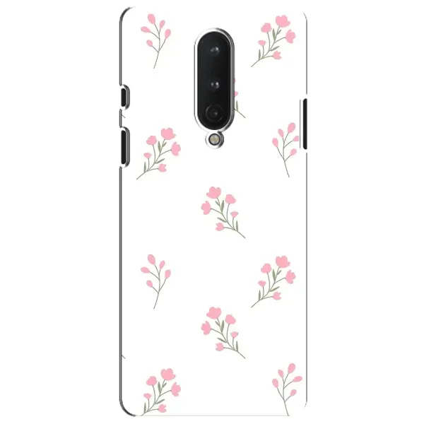 Чохол з принтом «Рожеві квіти» для OnePlus 8