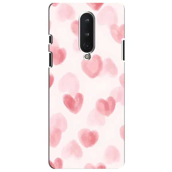 Чохол з принтом «Рожеві сердечки» для OnePlus 8 Чохол з принтом «Рожеві сердечки» для OnePlus 8