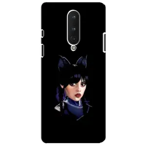 Чохли Венсдей на OnePlus 8 Уенсдей (AlphaPrint) (серйозна Венздей)