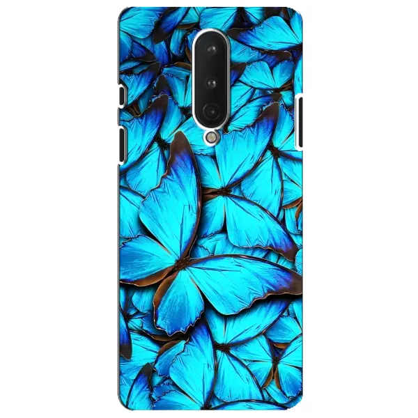 Чохол з принтом «Сині метелики» для OnePlus 8 Чохол з принтом «Сині метелики» для OnePlus 8