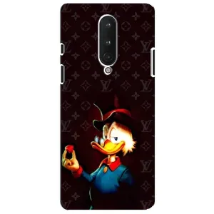 Чехли для OnePlus 8 - Скрудж МакДак Louis Vuitton (PREMIUMPrint) (Скрудж з ботліантом)