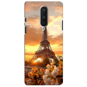 Чехол Эйфелева Башня для OnePlus 8 - (AlphaPrint) (Солнечная башня)