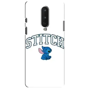 Чохол з принтом Стіч на OnePlus 8 (Стіч лого)