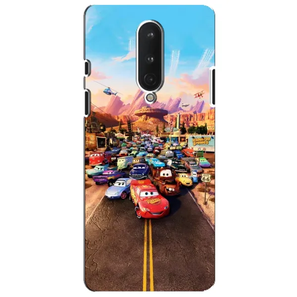 Чехол с принтом «Тачки на трассе» для OnePlus 8