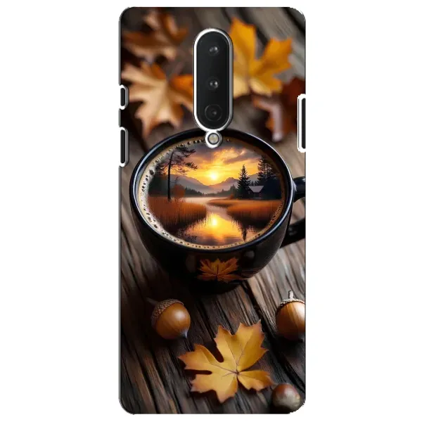 Чехол с принтом «Темный кофе» для OnePlus 8