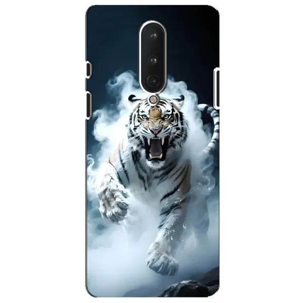 Чохол з принтом «Білий тигр у диму» для OnePlus 8 Чохол з принтом «Білий тигр у диму» для OnePlus 8