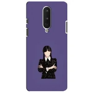 Чохли Венсдей на OnePlus 8 Уенсдей (AlphaPrint) (Венздей у чорному)