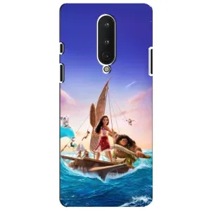 Чехол с мультфильмом Моана OnePlus 8 (Команда Ваяна Мауи)