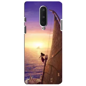 Чехол с мультфильмом Моана OnePlus 8 (Закат Ваяна)