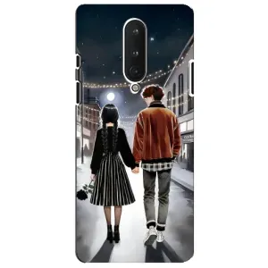 Чехол с дизайном Венздей 2 на OnePlus 8 (Уэнздей и Тайлер)