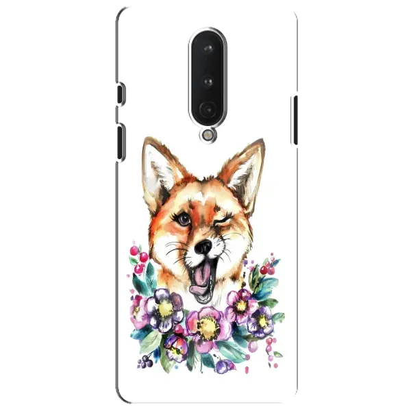 Чохол з принтом «Весела лисичка» для OnePlus 8