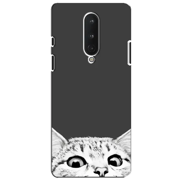 Чохол з принтом «Виглядає котик» для OnePlus 8