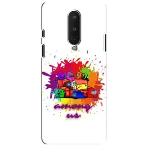 Чехол Амонг Ас для OnePlus 8 (AlphaPrint) (Яркий АмонгАс)