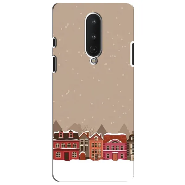 Чехол с принтом «Зимний город» для OnePlus 8