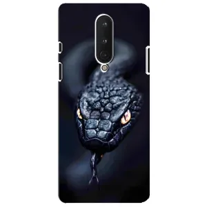 Чохол з картинкою 'Хижаки' для OnePlus 8 (Чорна змія)