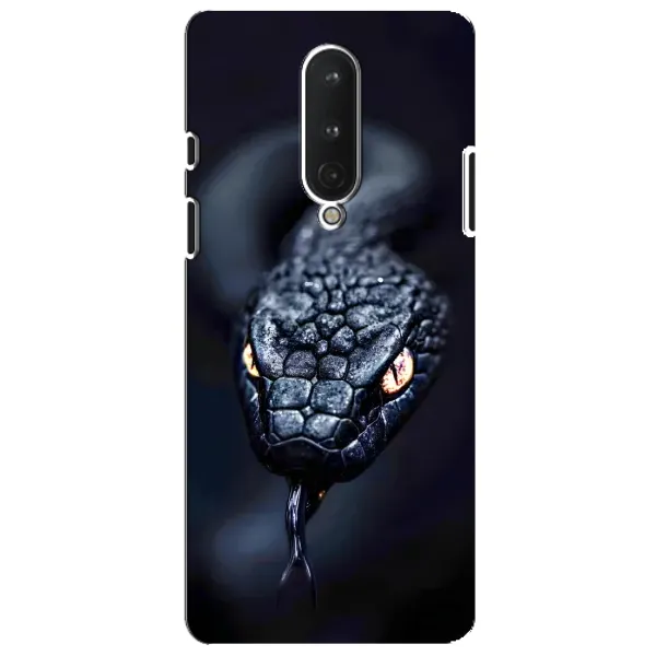 Чохол з принтом «Чорна змія» для OnePlus 8 Чохол з принтом «Чорна змія» для OnePlus 8
