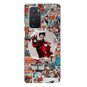 Чохли з героями Марвел OnePlus 9 Pro (VPrint) (Айронмен)