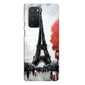 Чохол Ейфелева Вежа OnePlus 9 Pro - (AlphaPrint) (Вежа в Парижі)
