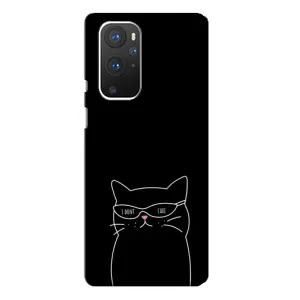 Чохол з малюнком кіт на OnePlus 9 Pro (Байдужий кіт)