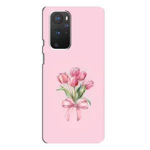 Чохол з розовим принтом для OnePlus 9 Pro (Букет квітів)