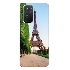 Чохол Ейфелева Вежа OnePlus 9 Pro - (AlphaPrint) (Дорога до Парижу)