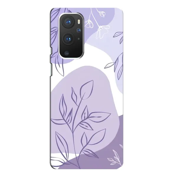 Чохол з принтом «Фіолетове листя абстракція» для OnePlus 9 Pro