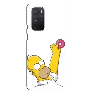 Чjхол з Сімпсонами для OnePlus 9 Pro (VPrint) (Гомер з пончиком)