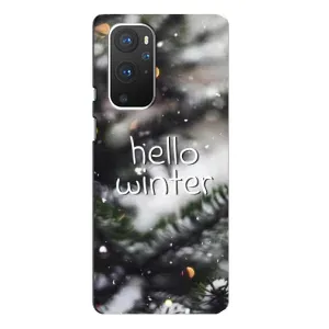 Новорічні, Святкові Чохли для OnePlus 9 Pro - 2024 год (Hello winter)