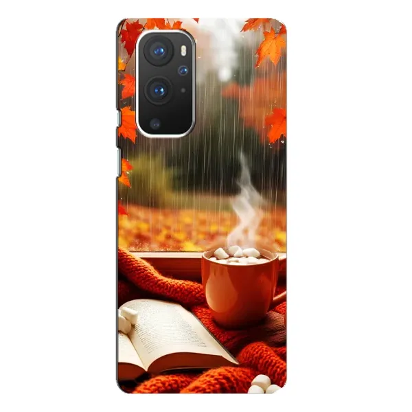 Чохол з принтом «Кава і дощ» для OnePlus 9 Pro