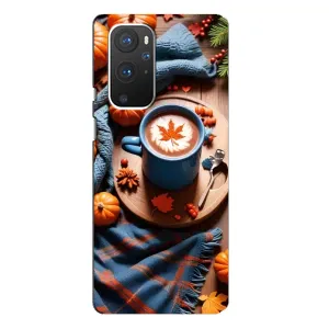 Чохол з принтом «Кава і гарбузики» для OnePlus 9 Pro