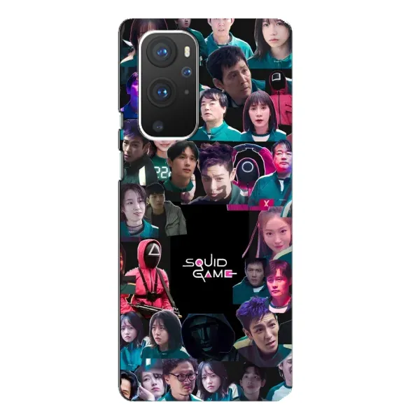 Чохол з принтом «Колаж Гра кальмара» для OnePlus 9 Pro Чохол з принтом «Колаж Гра кальмара» для OnePlus 9 Pro
