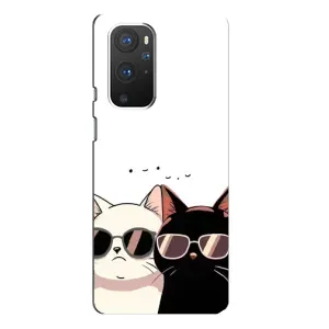 Чохол з малюнком кіт на OnePlus 9 Pro (Коти в окулярах)